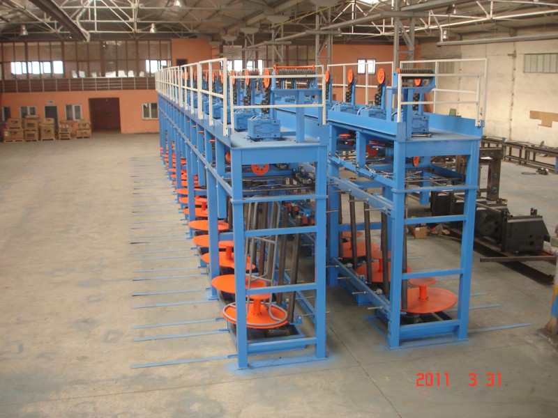 ANNEALED AND GALVANIZED LINE TAKE-UPS ROTATING CAPSTAN TAKE-UPS